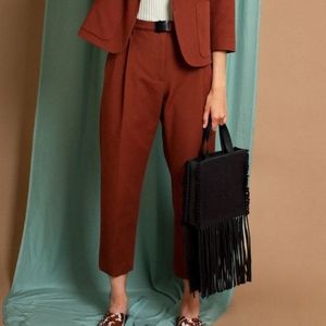 Rachel Comey Carabin Pant, Size 4, Cocoa Color.